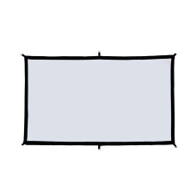 Projector Screen 110 Inch, 16:9 Foldable Portable Wrinkle-Free for Indoor Outdoor, Compatible with Home, Party, Office, Classroom