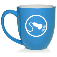 Sonography Sonographer Ultrasound Ceramic Coffee Mug Tea Cup Gift for Her, Him, Friend, Coworker, Wife, Husband (16oz Light Blue)