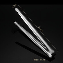 Stainless Steel Grill Tongs Food Clip BBQ Steak Clip Bread Tong Cooking Utensils Party Non-Slip Kitchen Gadgets Accessories