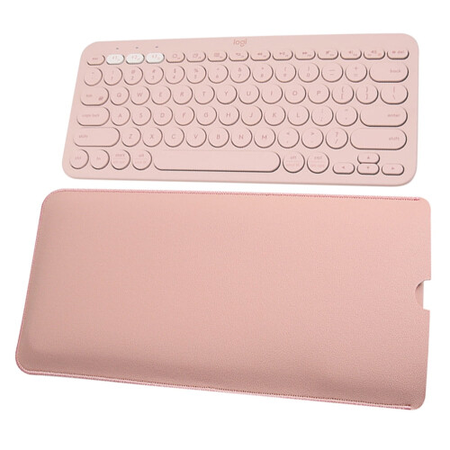 Keyboard Cover 3 PCS Bag Durable Sleeve Computer Keyboards Wireless Protector Pink