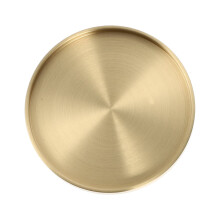 Simple Tea Cup Holder Round Pad Coaster Teacup Cushion Household Floor Mat Brass