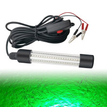 Clearance! 12.6W 12V LED Underwater Night Fishing Light, IP68 Green Submersible Fish Finder Lamp, LED Light on Sale