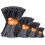 Black Cable Zip Ties,200 Pack Black Zip Ties orted Sizes 10/8/6/4 Inch,Multi-Purpose Self-Locking Nylon Cable Ties 1