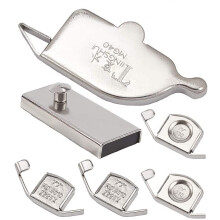6 Pieces Magnetic Seam Guide Seam Gauge Guide for Most Sewing Machines Foot Parts Accessories (G20S G30 MG1 MG40)