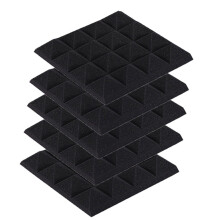 YiFudd 5Pcs Acoustic Foam Stop Absorption Sponge KTV Soundproof