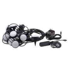 YOBOLK Sports & Outdoors LED Bluetooth Pool Lights Outdoor LED Ground Plug Lights RGB Bluetooth Patio Pool Decorative Ambient Light String Clearance