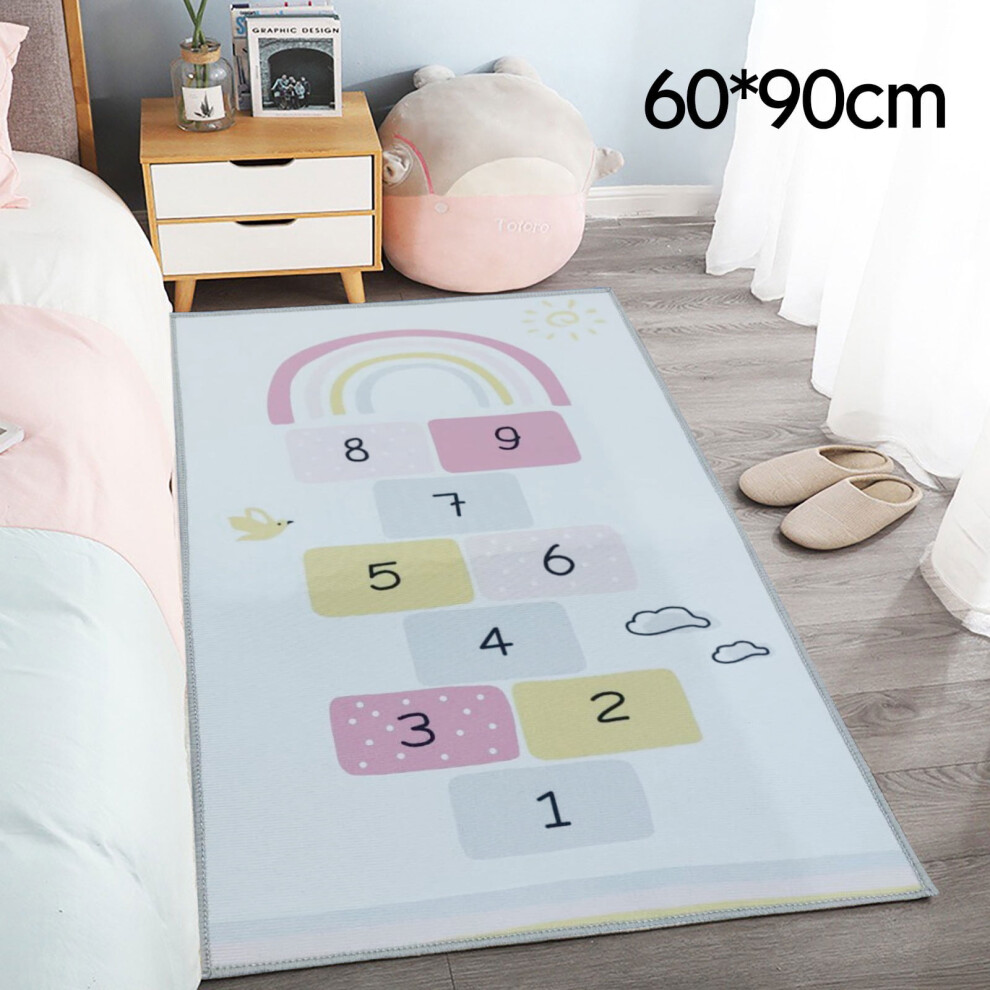WinysinLovely Jumping House Carpet Slip Mat Children Play Climbing Mat Interesting Car