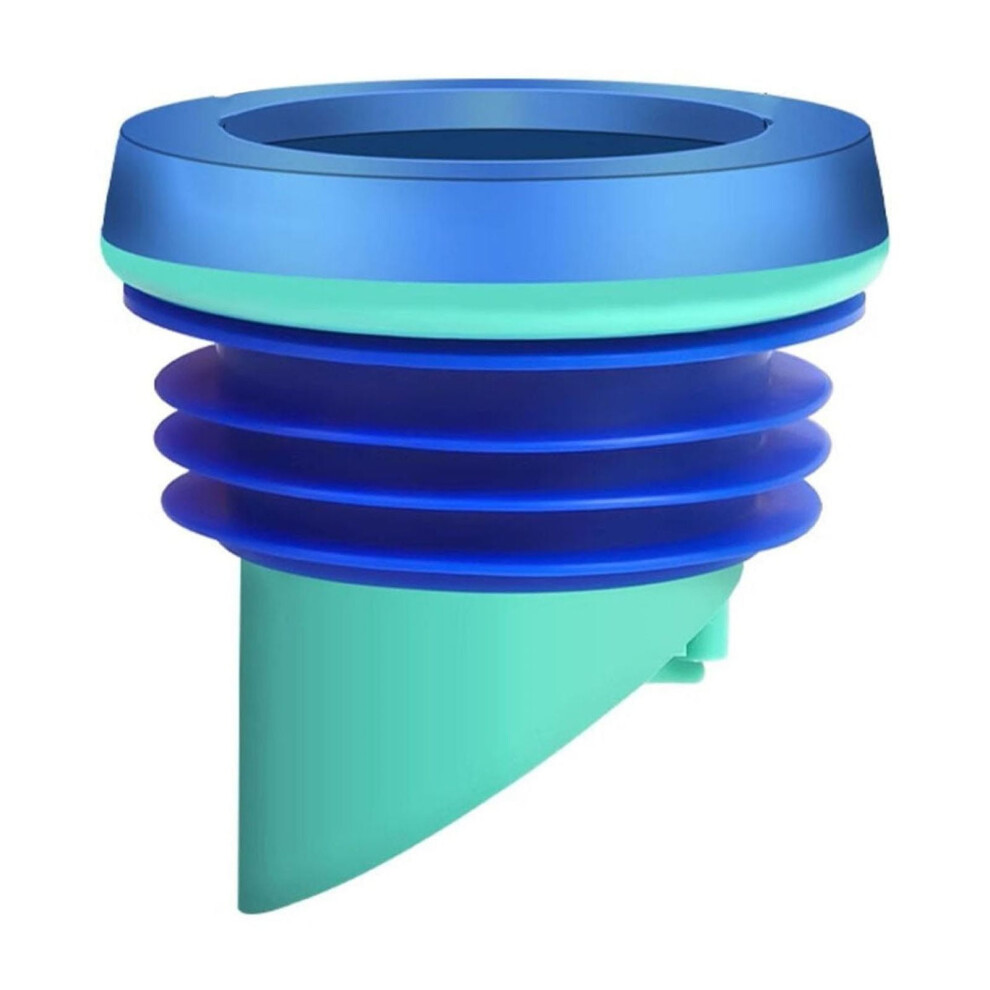 Multi-Function Toilet Sealing Flange Gasket Odor-Proof Leak-Proof Insect-Proof Etc.blue 9338982186759