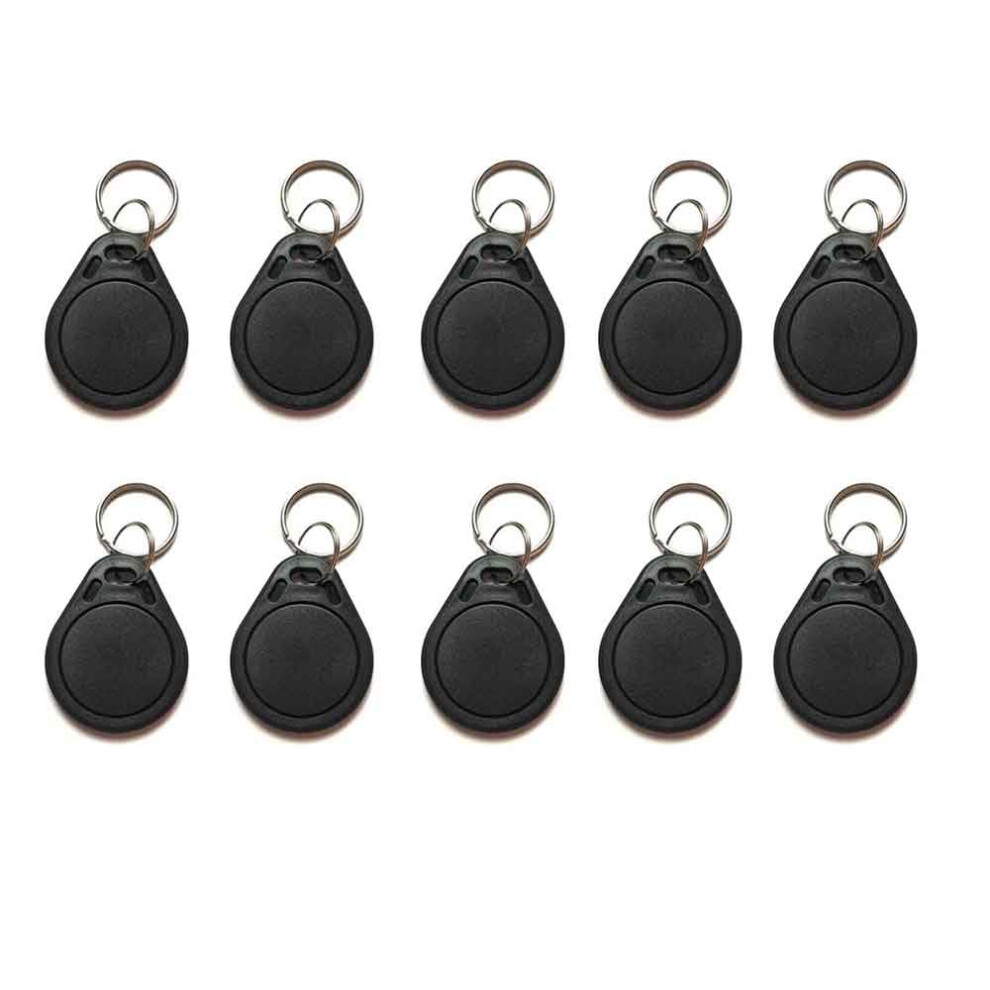 10Pcs 13.56Mhz Uid Writable Rfid Key Fob 1K Tag For Secure Access Control 9113335464391