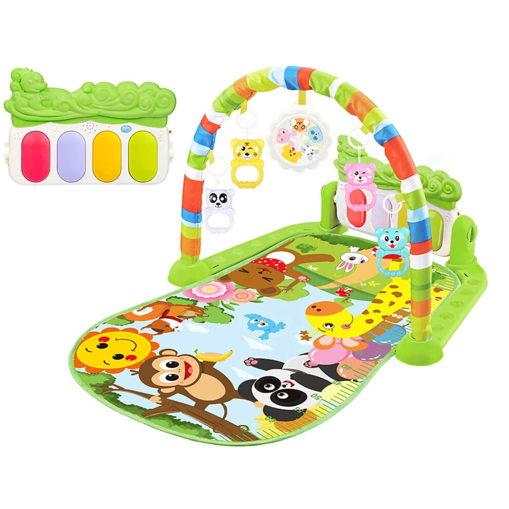 Ftory, Baby Gym Play Mats Deluxe Kick & Play Piano Green