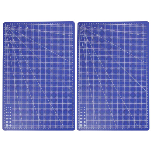 2 Pcs Cutting Mat Quilting Mats Backing Table Crafts A3 Pad Stitching Pvc