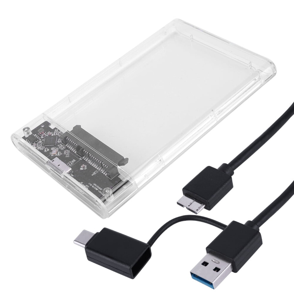 Jixopn 2.5 Inch Ssd Hdd Hard Drive Enclosure Usb 3.0 To Sata External Case(W/ 2 Cable) 9499224745490