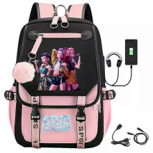 K-Pop Demon Hunters Anime Backpack Cute Cartoon Bag for Students[YJD] C-XS5- C