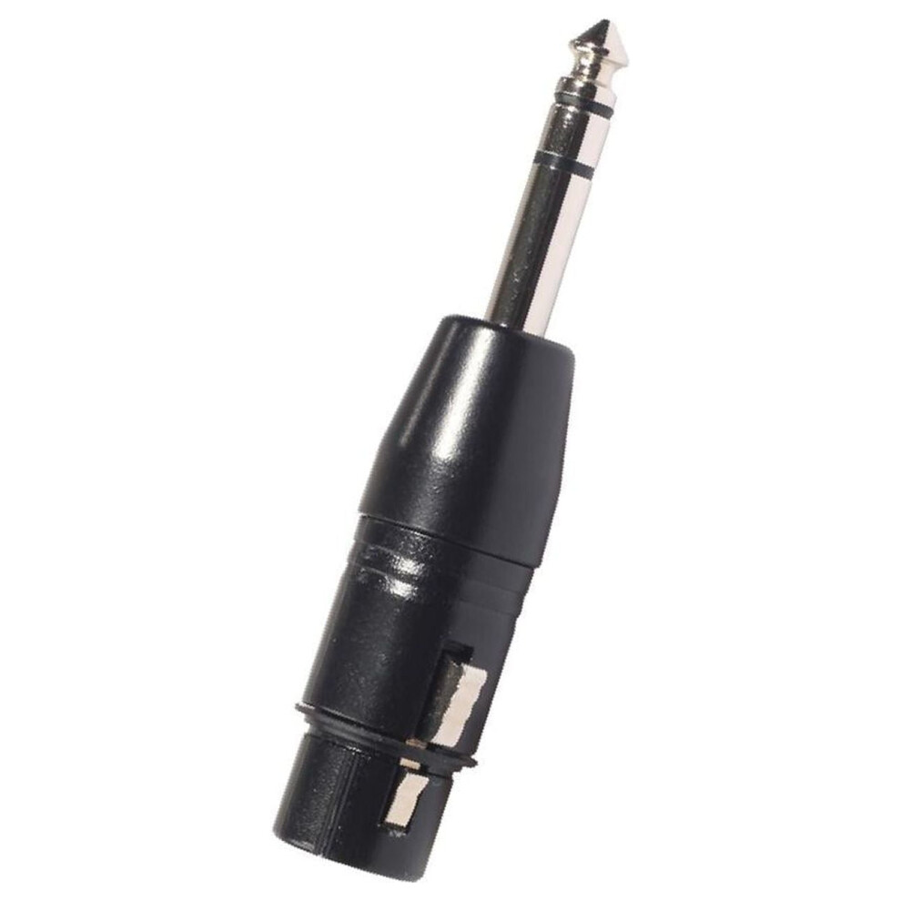 Chidgrass 3 Pin Xlr Female To 6.35Mm Trs Male Stereo Plug-In Audio Adapter 9353595246584