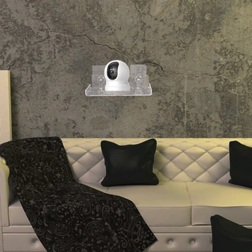 Camera Bracket Security Stand Acrylic Holder Wall Mount Floating Shelf Universal Indoor 2