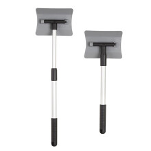 Cyber_Monday Deals 2024 Viflosae Aluminum Telescopic Snow Shovel Deicing And Defrosting Snow Scraper In Winter Hardware Tools
