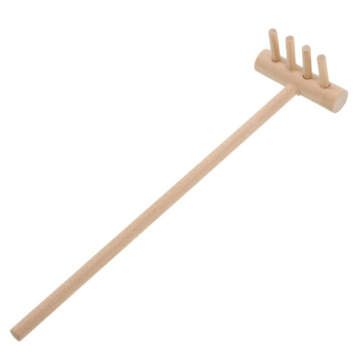 JMXIANG Sand Smoothing Rake Micro Landscape Sand Rake Smoothing Tool Miniature Sand Rake