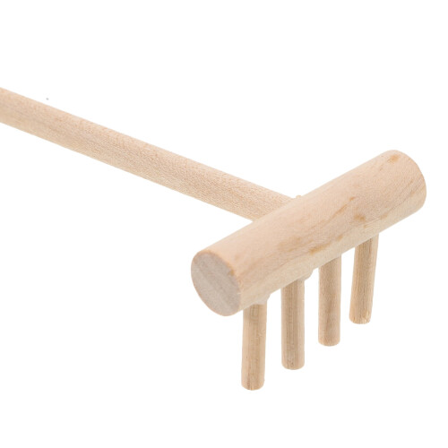 JMXIANG Sand Smoothing Rake Micro Landscape Sand Rake Smoothing Tool Miniature Sand Rake 1