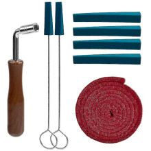 Piano Tuning Kit, Professional Piano Tuning Kit Includes Tuning Wrench Hammer, Temperament Strip