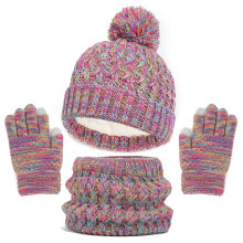Dinosaur Knit Hat & Gloves Set for Toddler Boys Girls, Shatter-Resistance Winter Snow Hat, compatible with cold weather protection