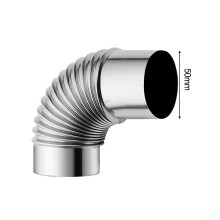 Chimney Pipe Elbow Stove Flue Ventilations Vents For Home Fireplace Bbq Smoke Exhaust Stainless Steel