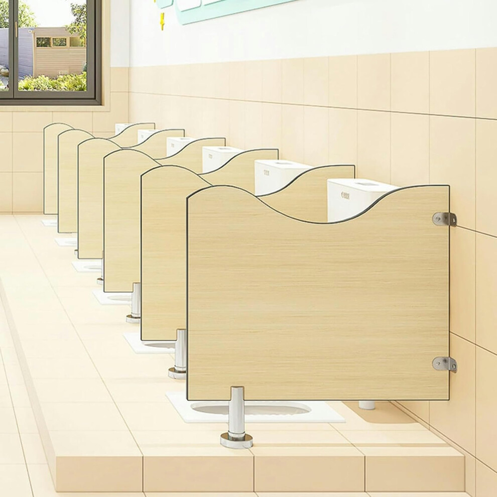 Children's Urinal Privacy Screen Waterproof Toilet Partition Panel for Kindergarten FloorMounted 60x70cm