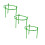 Water Dripper Loop With Support Self Watering Adjustable Watering Emitter Self Watering Rings ! *3PCS 1