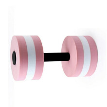 Dengjunhu Water Dumbbells, 2Pcs Foam Aquatic Dumbbells for Pool Exercise, EVA Yoga Barbell Fitness Equipment Compatible with Water Workouts
