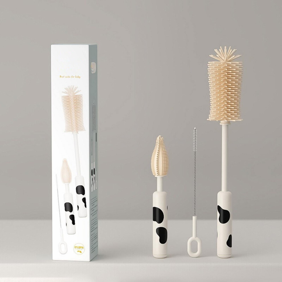 Clearance Sale!Giyblacko Silicone Baby Bottle Brush Portable Baby Bottle Brush Set For Baby Bottle Cleaning Brush Drain Rack To Wash Baby Bottles