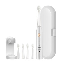 Electric Toothbrush, 4 Brush Heads Electric Toothbrush, 5 Cleaning Modes, IPX7-newly Upgraded Electric Toothbrush, Longer Life, Faster Charging