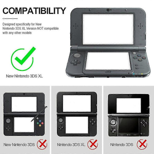 Transparent Hard PC Case Protective Shell for New 3DS XL Console 2