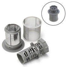3-pack microfilter, drain filter, for dishwasher Bosch BSH Siemens Neff 427903 00427903 Bosch BSH Siemens Neff (LGL)