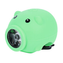 CHAXIN Children Bike Warning Light 3 Lighting Modes Cartoon Pig Handlebar Light USB Rechargeable Waterproof Accessories for Balance Car Decoration