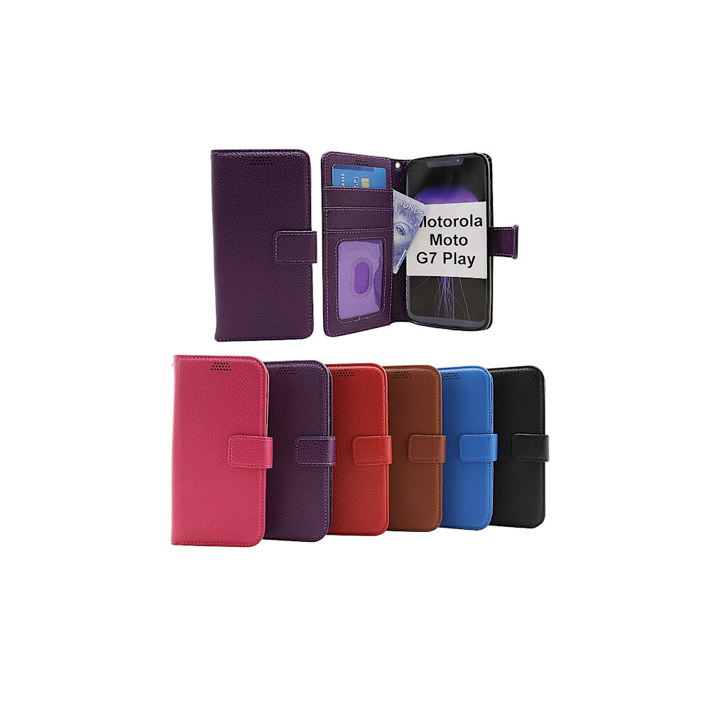 New Standcase Wallet Motorola Moto G7 Play Black 9555307205876