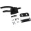 Dexter 990003-01 Plastic Right Hand Screen Door Handle Kit-Black 1