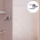 1 Set Door Handle Lock Interior Bathroom Three-Bar Spherical Lock with 3 Keys 6