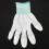 1 Pair ESD PC Computer Working Anti Skid Anti-static White Gloves 7