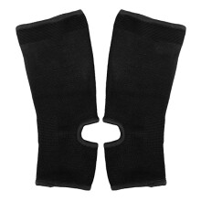 1 Pair Sports Ankle Protector Protective Gear for Sanda Muay Thai Boxing Karate Taekwondo Black M