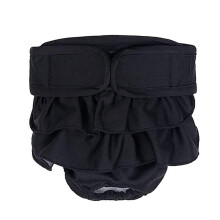 Meidiya Pet Soft Washable Female Diapers - Adjustable Female Dog Diapers,Comfort Breathable Reusable Doggy Diapers for Girl Dogs