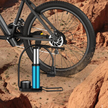 Portable Bicycle Pump With Pressure Gauge Mini Bike Inflator Tire Cycling Compressor Adapter Bicycle Repairing Tools