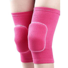 1 Pair Non-Slip Soft Knee Pads Knee Socks for Dance for Kids Rose Red S