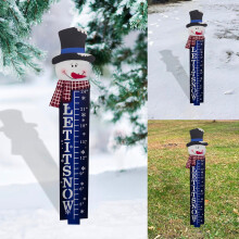 24 Inch Snow Meter Hand Made Metal Outdoor Garden Snow Meter Garden Decoration Home Decor