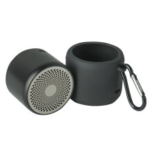 Portable Silicone Case for Ewa-a106pro Mini Bluetooth-Compatible Speaker, Soft Protective Sleeve with Metal Hook