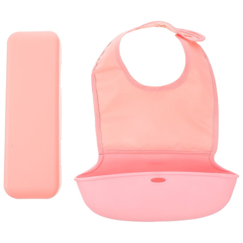 1 Set Portable Baby Waterproof Bib Baby Eating Bib Washable Infant Apron