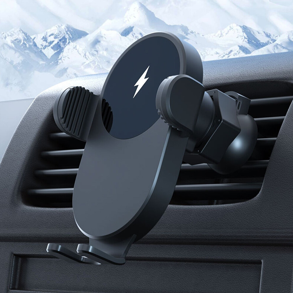 Gnobogi Car Navigation Stand Wireless Fast Charging Car Phone Suction Cup Vent Multifunctional Car Auto Accessories On Clearance 9558633643640