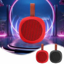Jacenvly Bathroom Decor Bluetooth 5.3 Waterproof Mini Speaker, Portable Desktop Subwoofer with Plug-In, Outdoor & Indoor Use