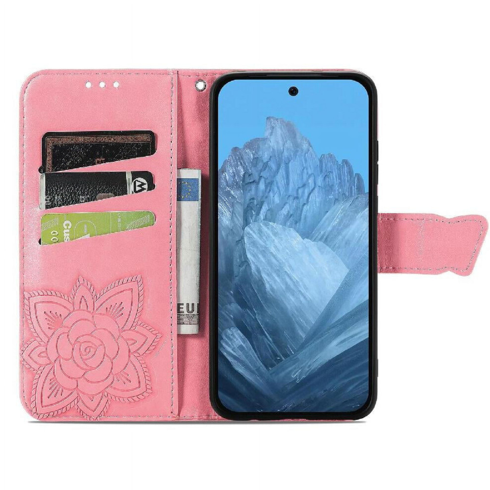 Flip Case For Google Pixel 9 Pro 5G Wallet Business Multi-Color Butterfly Wing 9558633644364