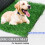 3 Pack Artificial Grass Roll with Realistic Texture, Durable Backing for Garden Balcony Patio Decor 4