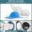 Hat Washer for Washing Machine, Baseball Cap Cleaner with Mesh Bag and Durable Frame, White 1 Pack 2