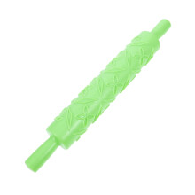 NonStick Fondant Rolling Pin Set for Cake Decorating, Embossed Design for Baking and Crafts